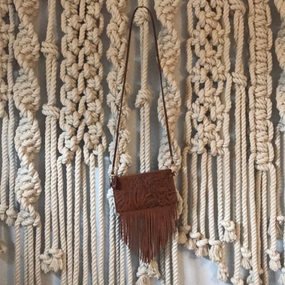 Free People Handbags - Free People Leather Fringe Crossbody